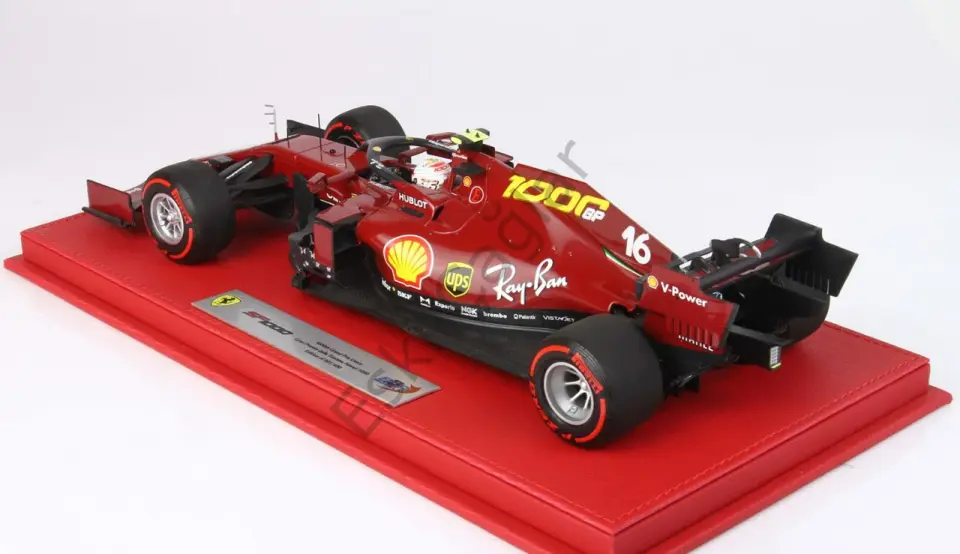 1:18 BBR Models  2020 Charles Leclerc Ferrari SF1000 #16 1000th GP Ferrari Tuscany GP F1 400 Limits (Ön Sipariş)