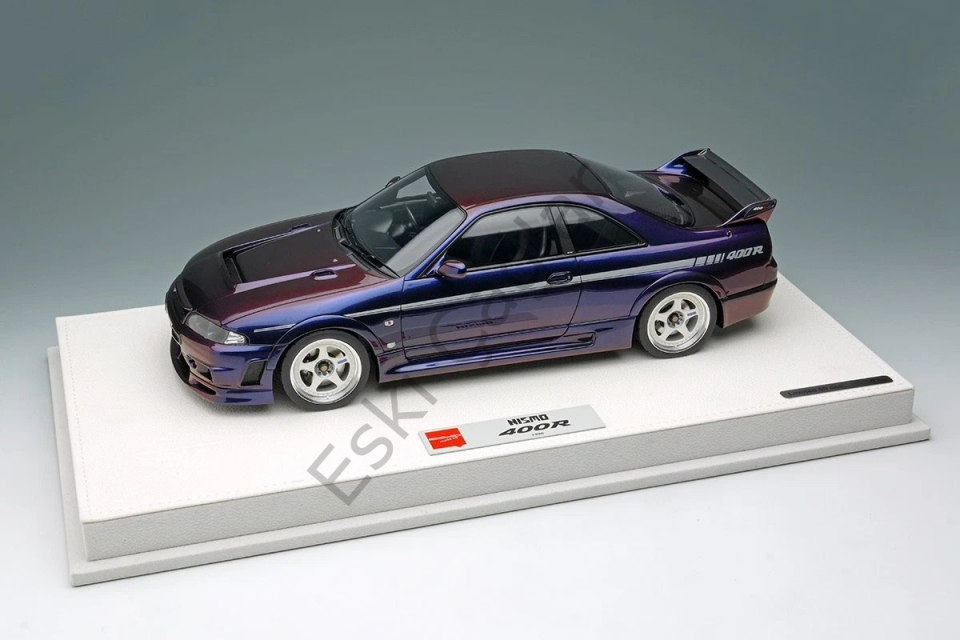 1:18 Make Up Eidolon Nissan Skyline GT-R R33 Nismo 400R 1996 (Midnight Purple 3)