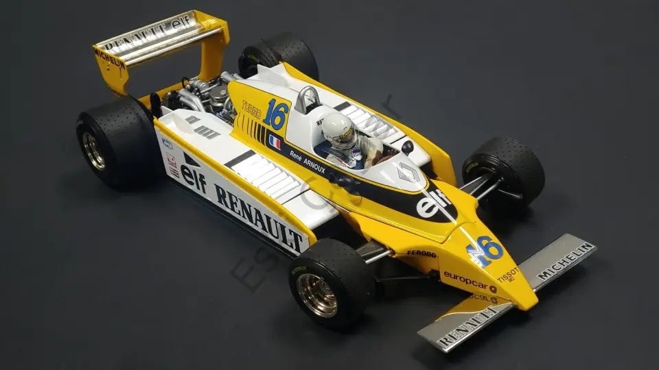 1:18 EXOTO Renault RE20 Turbo #16 1980 Rene Arnoux