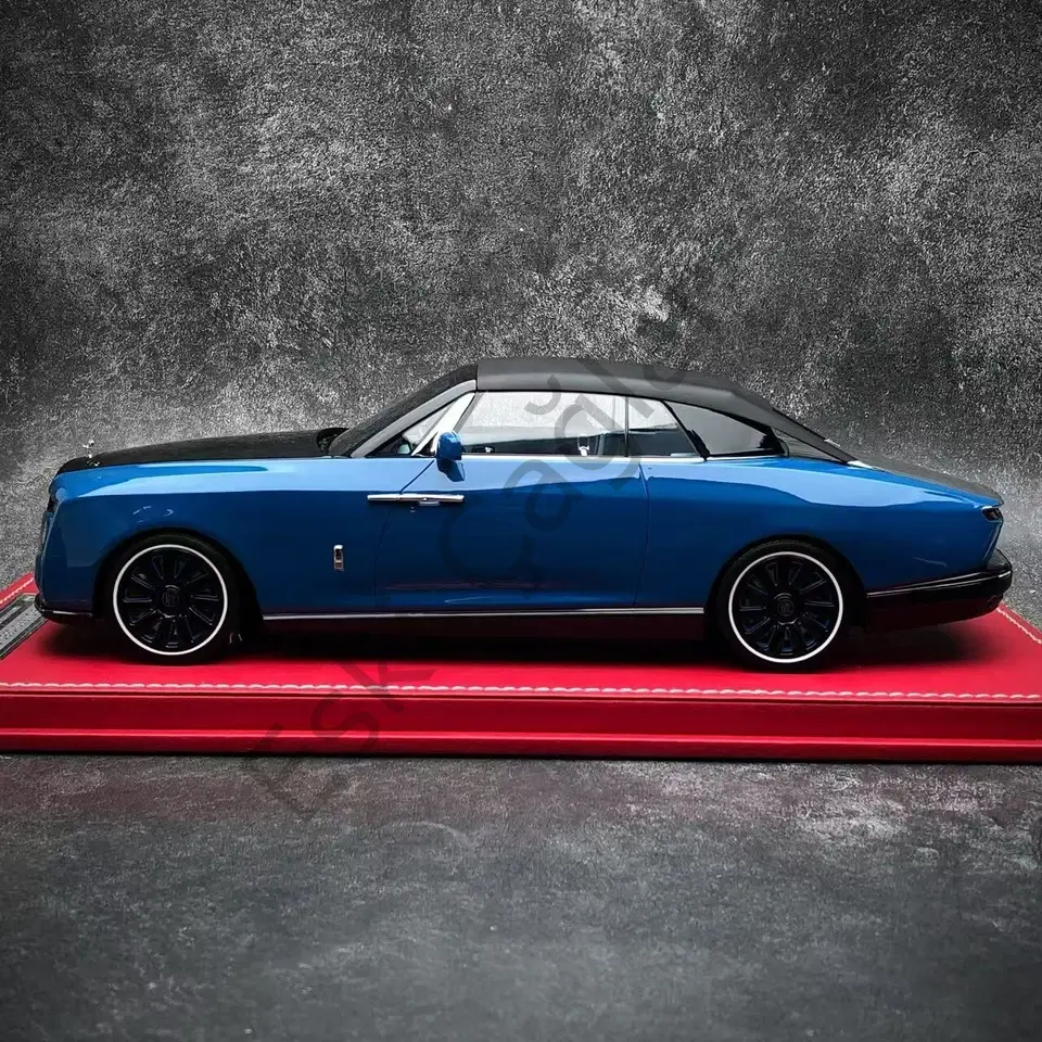 1:18 SC MODELS Rolls Royce Boat Tail Blue Anda Black Limited Edition