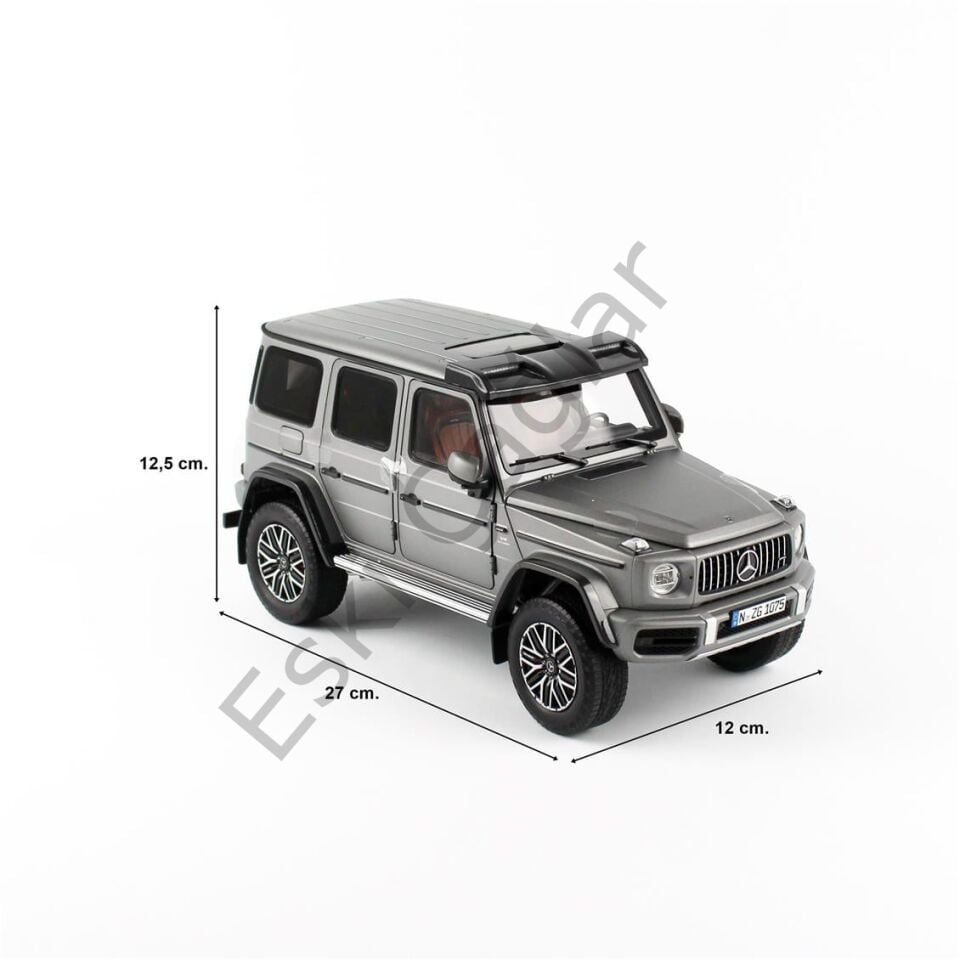 1:18 NZG Mercedes-AMG G 63, Arazi Aracı Platin Magno