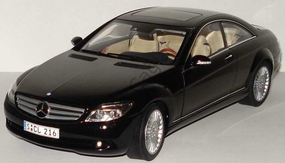 1:18 Autoart Mercedes-Benz CL Coupé (C216) Obsidianschwarz