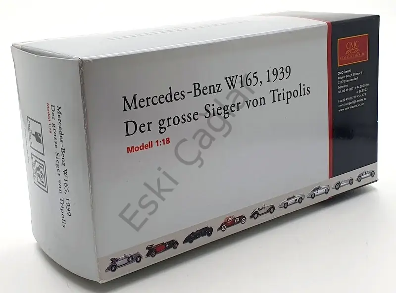 1:18 CMC  Mercedes-Benz W165 1939 Tripolis - Silver