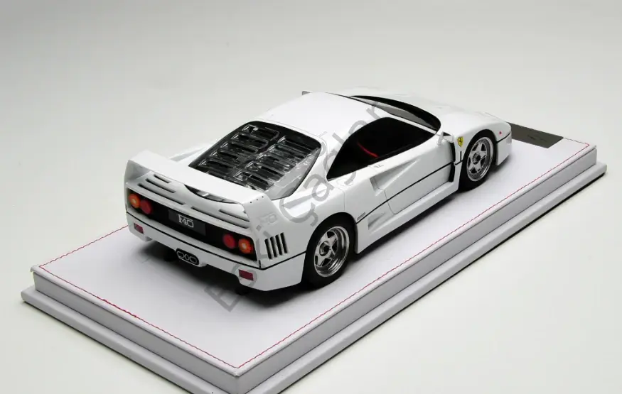 1:18 GL Model Ferrari F40 Pearl White Resin Car Model 14/50