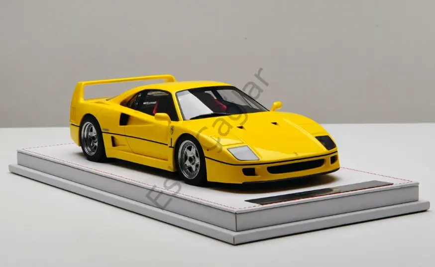 1:18 GL Model Ferrari F40 Pearl Yellow Resin Car Model 16/50