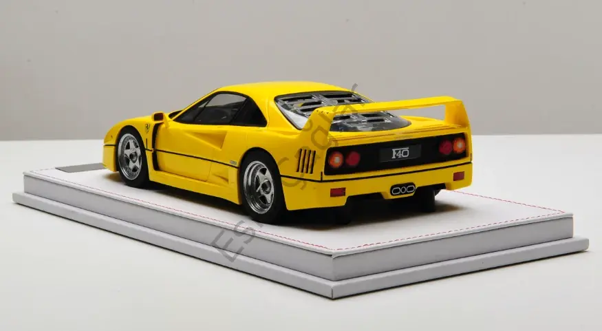1:18 GL Model Ferrari F40 Pearl Yellow Resin Car Model 16/50