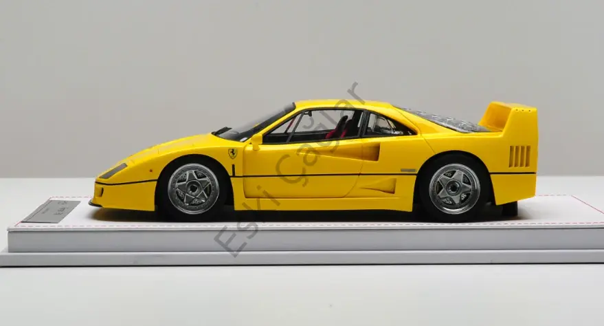 1:18 GL Model Ferrari F40 Pearl Yellow Resin Car Model 16/50