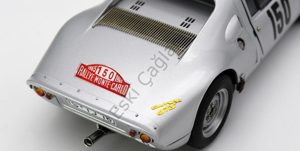 1:18 CMC Porsche 904 Carrera GTS, Rallye Monte Carlo 1965, Böhringer/Wütherich, #150 1500 Limits (Ön Sipariş)