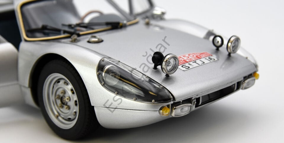 1:18 CMC Porsche 904 Carrera GTS, Rallye Monte Carlo 1965, Böhringer/Wütherich, #150 1500 Limits (Ön Sipariş)