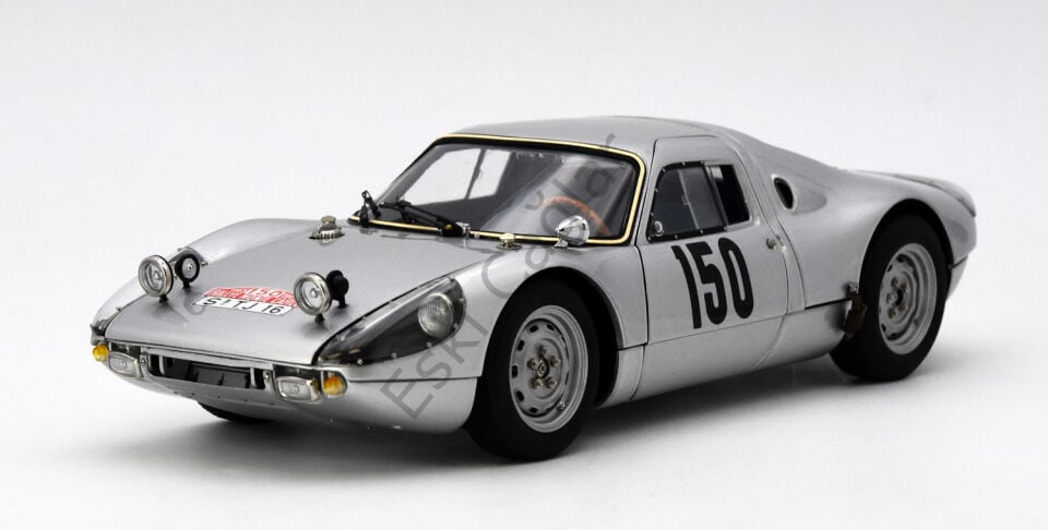 1:18 CMC Porsche 904 Carrera GTS, Rallye Monte Carlo 1965, Böhringer/Wütherich, #150 1500 Limits (Ön Sipariş)