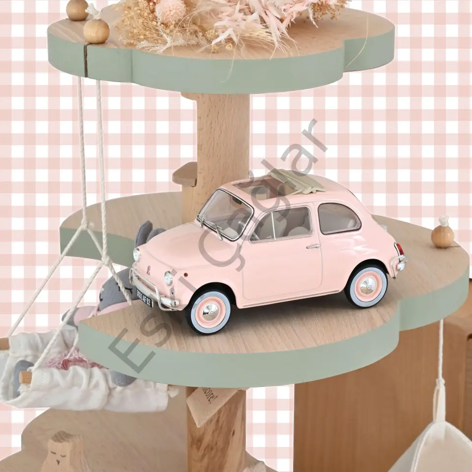 1:18 NOREV Fiat 500 L 1968 Pink Special birth pack