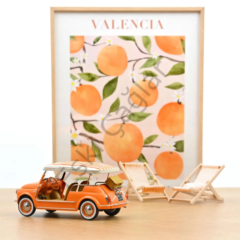 1:18 Norev Fiat 500 Jolly 1965 Orange