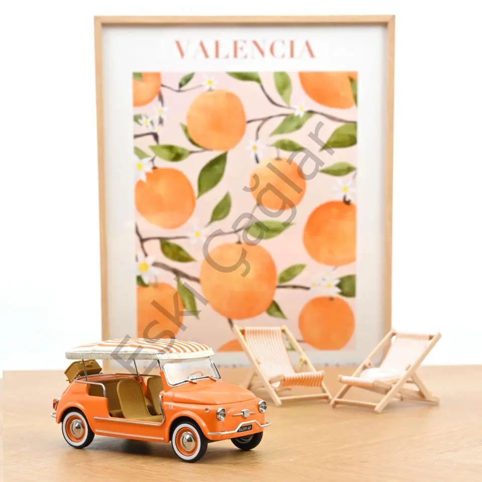 1:18 Norev Fiat 500 Jolly 1965 Orange