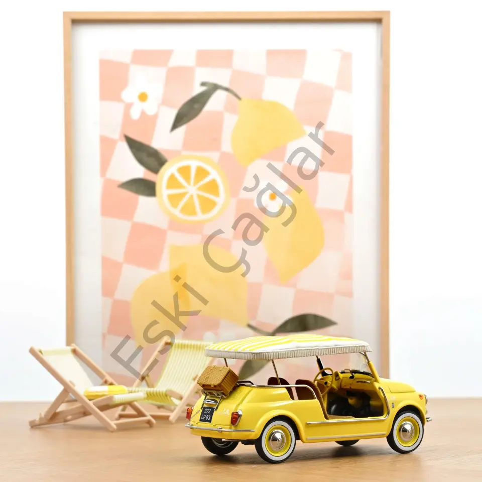 1:18 Norev Fiat 500 Jolly 1965 Yellow