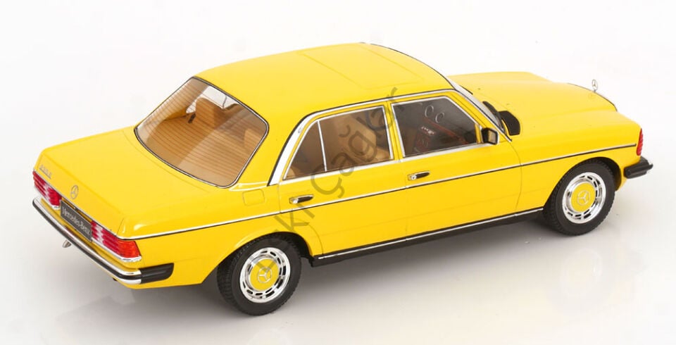1:18 KKScale 1975 Mercedes Benz W123 Limousine Yellow