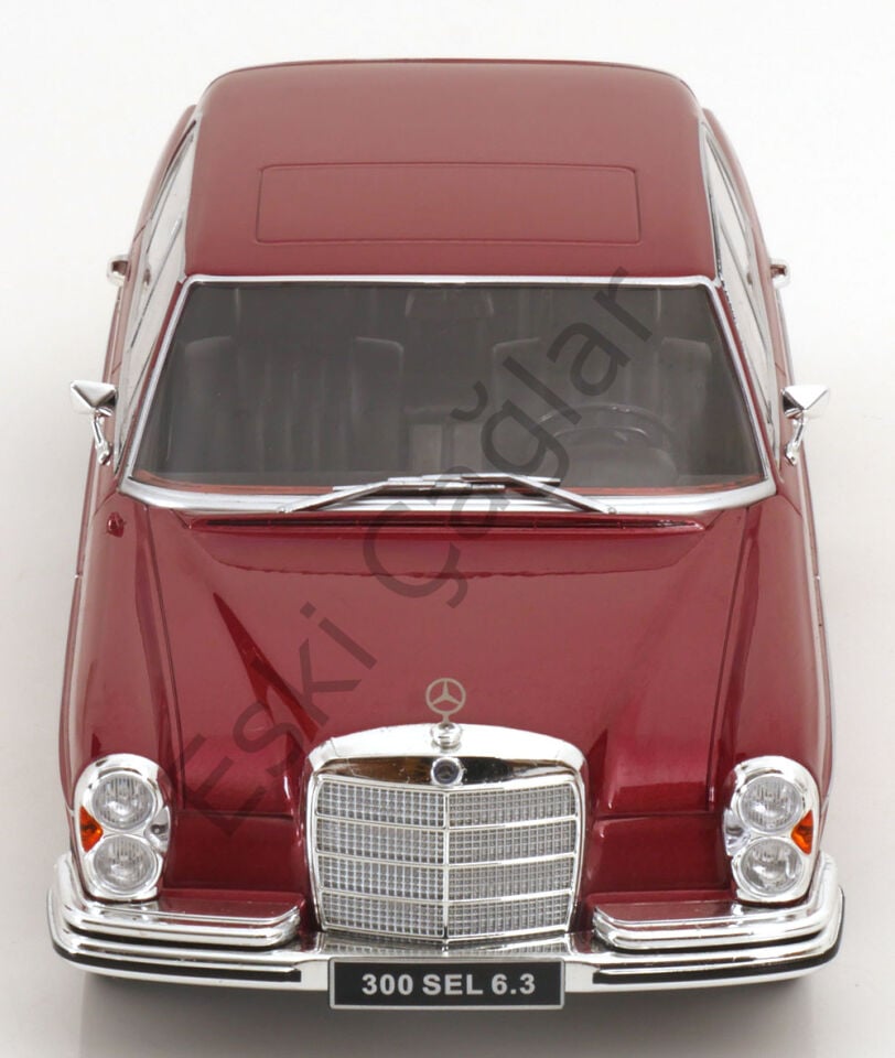 1:18 KKScale 1967 Mercedes Benz 300 SEL 6.3 W109 Red