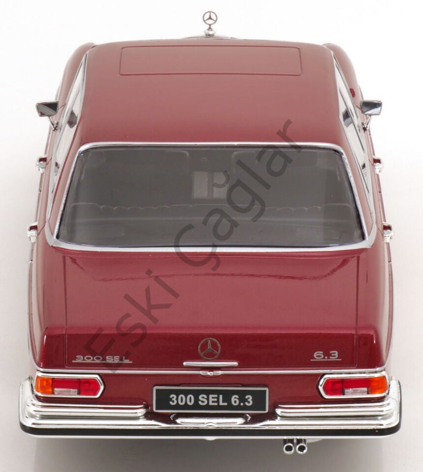 1:18 KKScale 1967 Mercedes Benz 300 SEL 6.3 W109 Red