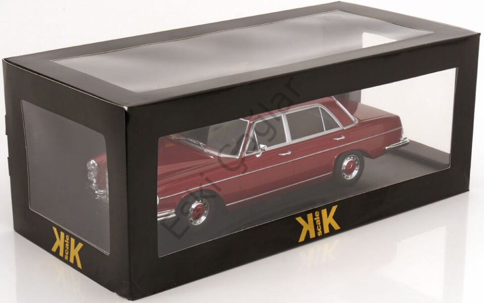1:18 KKScale 1967 Mercedes Benz 300 SEL 6.3 W109 Red
