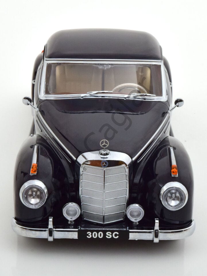 1:18 KKScale 1955 Mercedes Benz 300 SC W188 Coupe Black