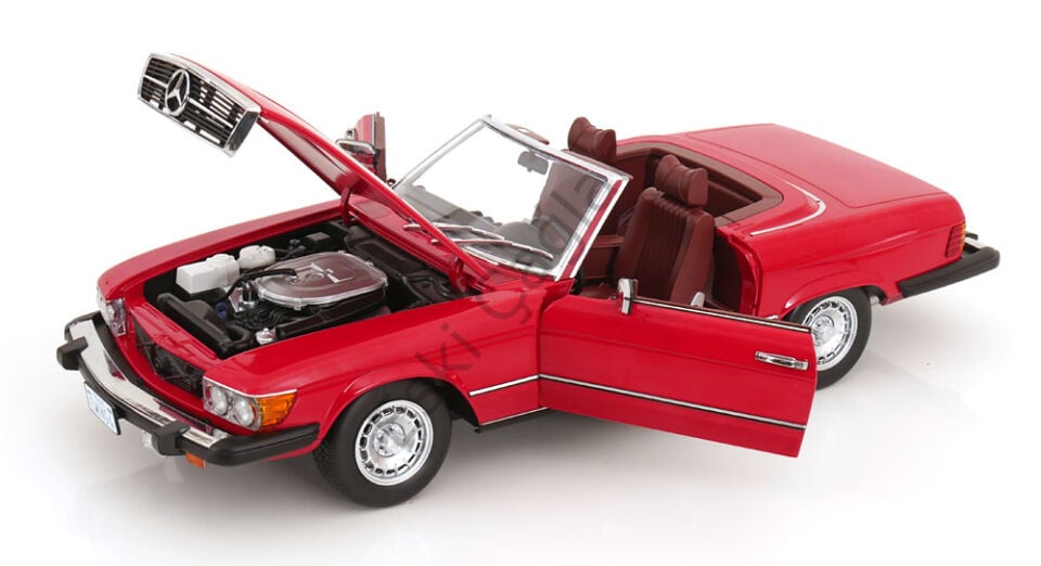 1:12 KKScale 1979 Mercedes Benz 450 SL R107 US Version Soft Top Dallas TV Series