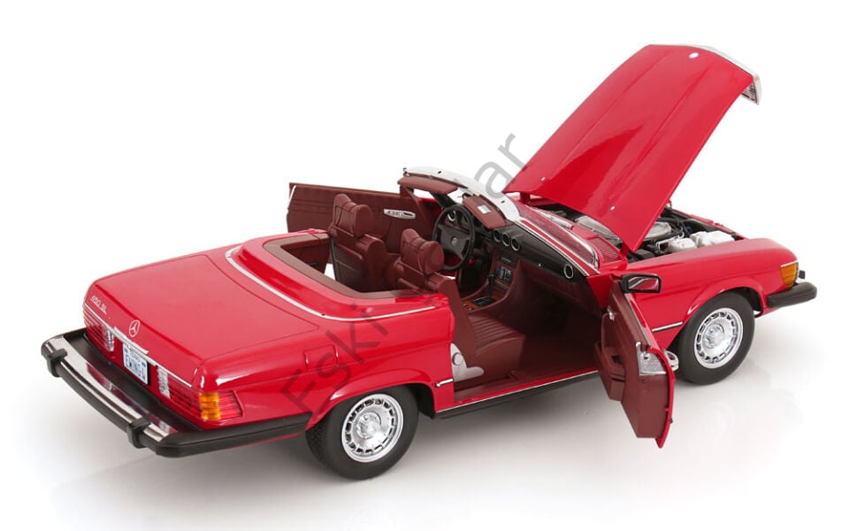 1:12 KKScale 1979 Mercedes Benz 450 SL R107 US Version Soft Top Dallas TV Series