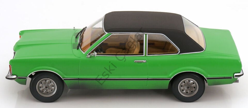 1:18 KKScale Ford Taunus GLX Limousine 1971 Green Dirty Version