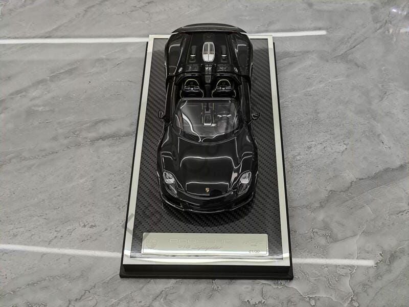 1:18 YY MODEL Porshe 918 Spider Black Resin Car Model