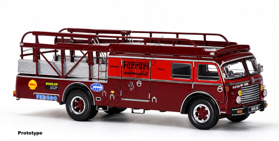 1:64 CMC Ferrari Racing Transporter Typ Fiat 642 RN2 Bartoletti 1957 (Ön Sipariş)
