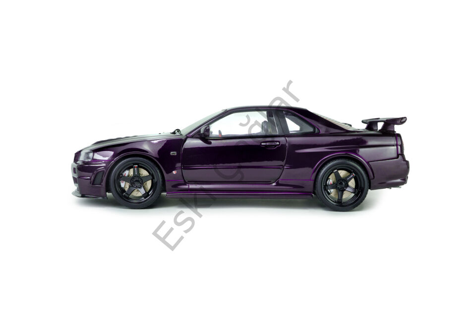 1:18 Solido Nissan Skyline GT-R (BNR34) Z-TUNE Midnight Purple 1999
