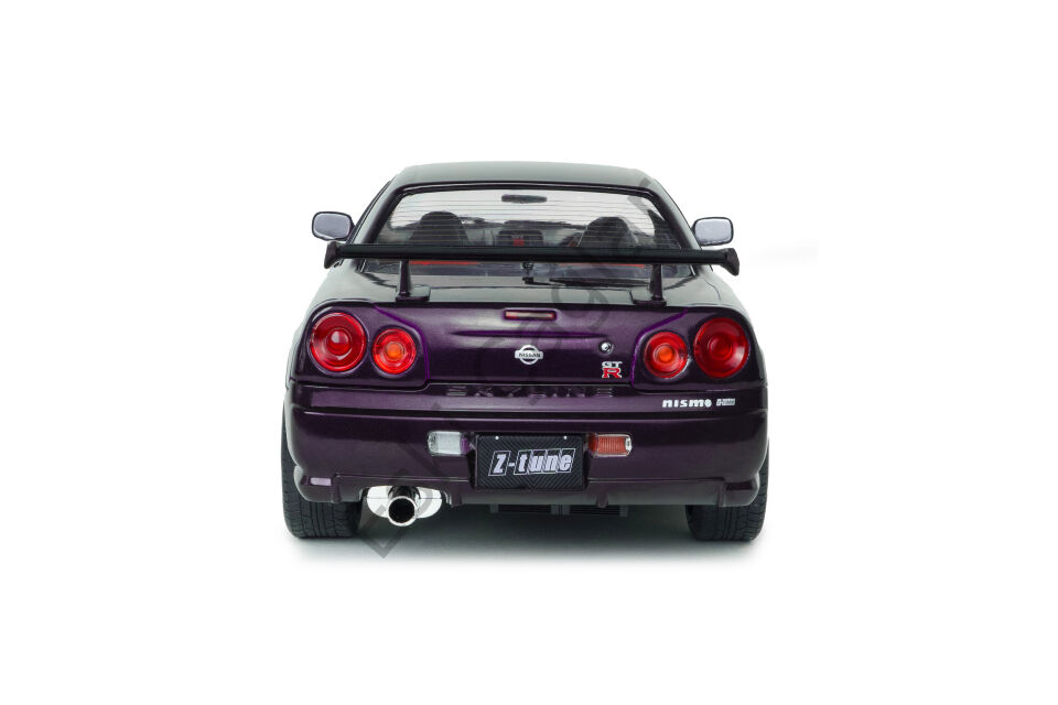 1:18 Solido Nissan Skyline GT-R (BNR34) Z-TUNE Midnight Purple 1999