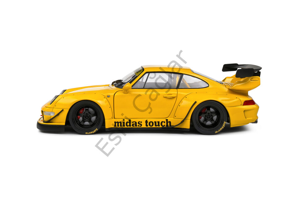 1:18 Solido Porsche RWB Bodykit MIDAS TOUCH Yellow 2023