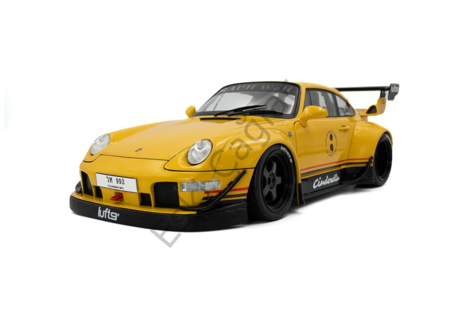 1:18 Solido Porsche RWB Bodykit CINDERELLA Yellow 2020