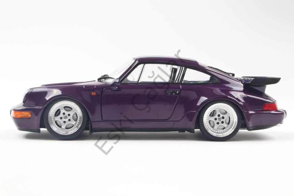 1:18 Solido Porsche 911 (964) Turbo Violet Blue Metallic 1990