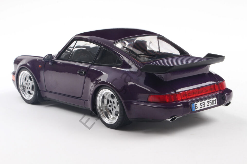 1:18 Solido Porsche 911 (964) Turbo Violet Blue Metallic 1990