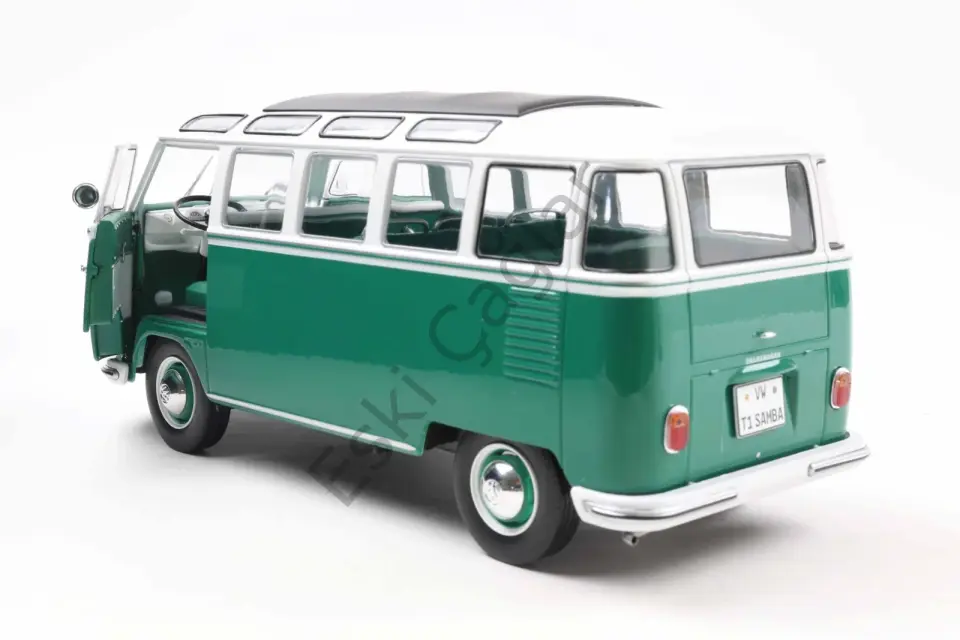 1:18 Solido Volkswagen T1 Samba 1962 Green / White