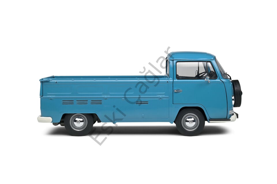 1:18 Solido Volkswagen T2 Pick Up Blue Petrol 1968