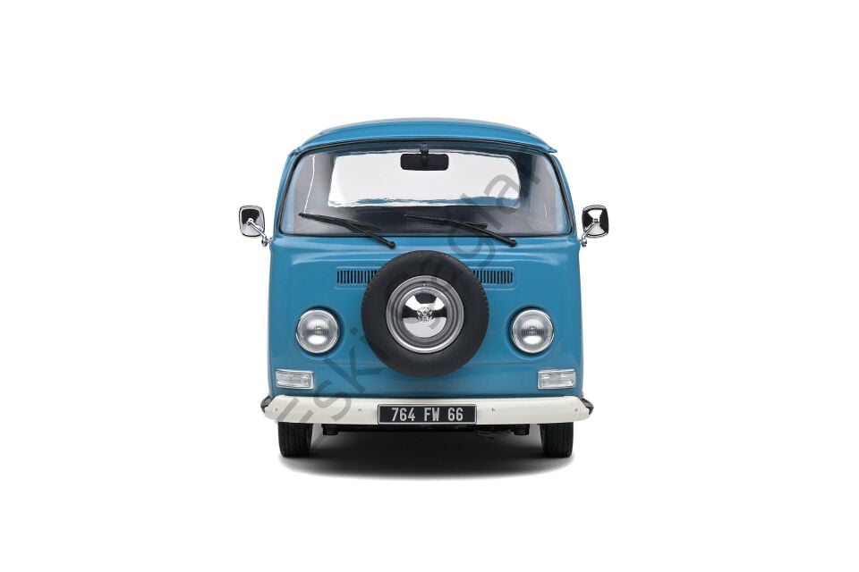 1:18 Solido Volkswagen T2 Pick Up Blue Petrol 1968