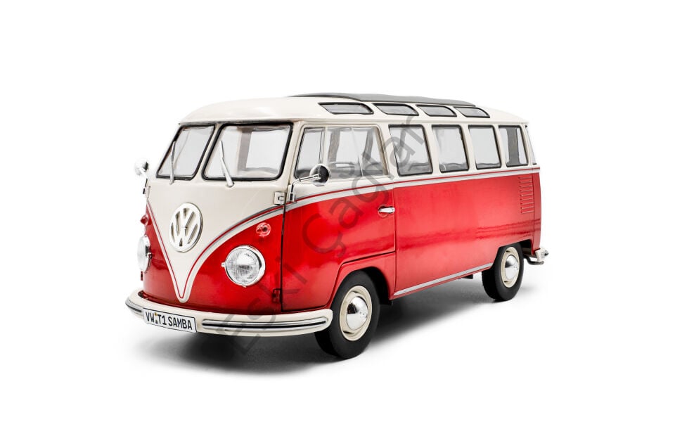 1:18 Solido Volkswagen t1 Samba Red/White 1962