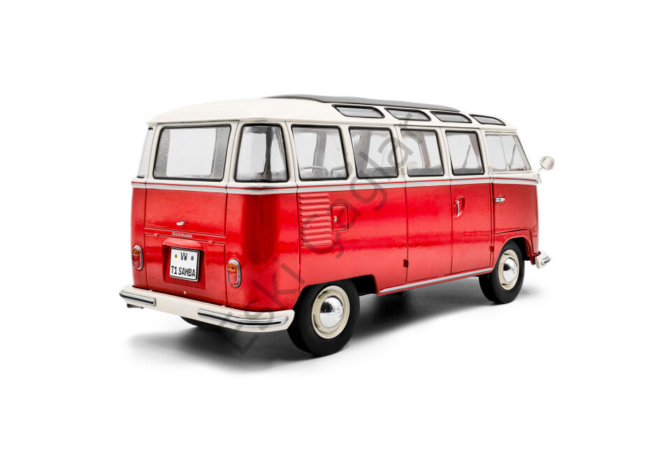 1:18 Solido Volkswagen t1 Samba Red/White 1962