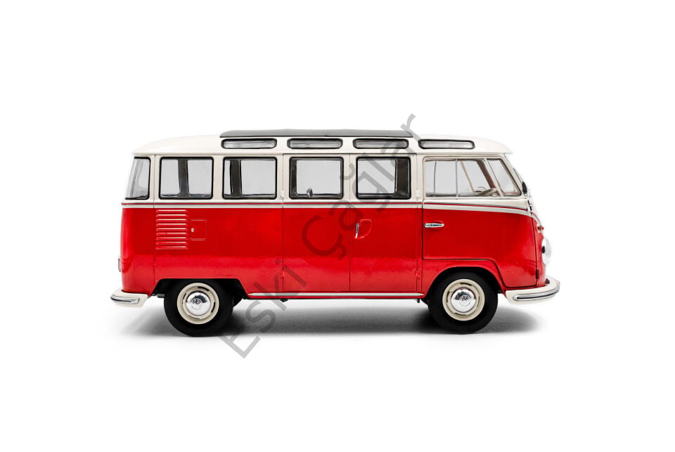 1:18 Solido Volkswagen t1 Samba Red/White 1962