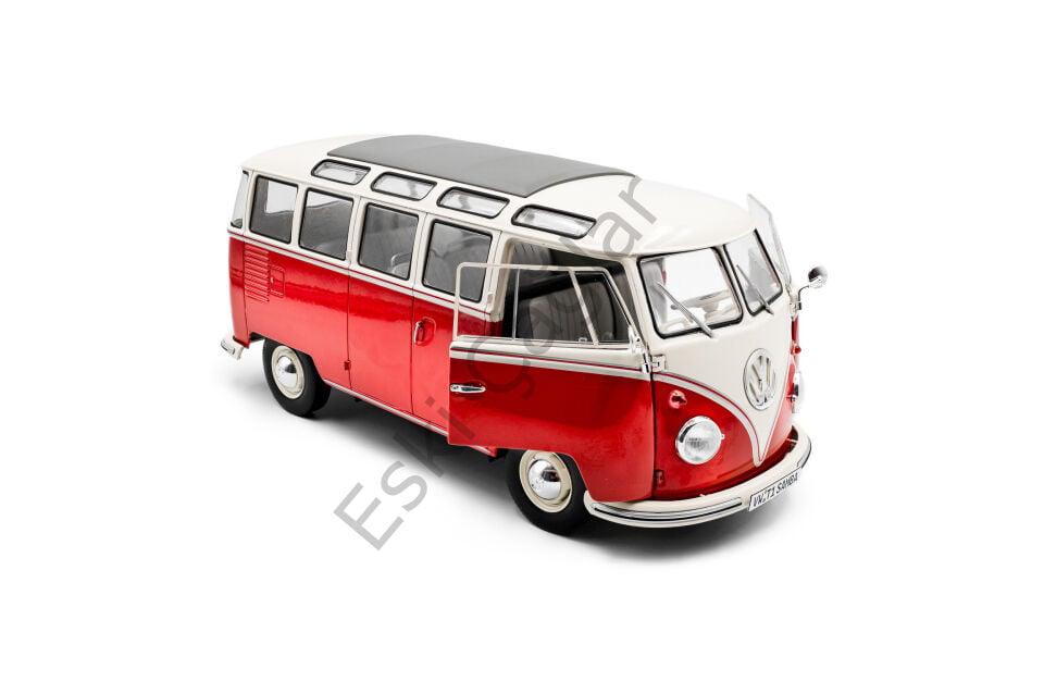 1:18 Solido Volkswagen t1 Samba Red/White 1962