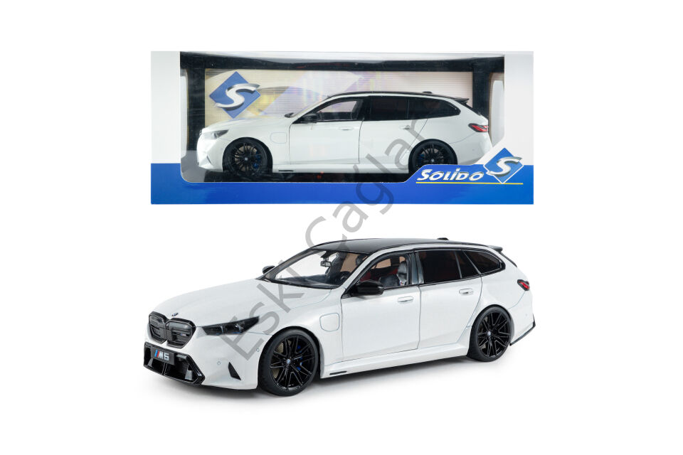 1:18 Solido BMW M5 TOURING Alpine White Solid 2025