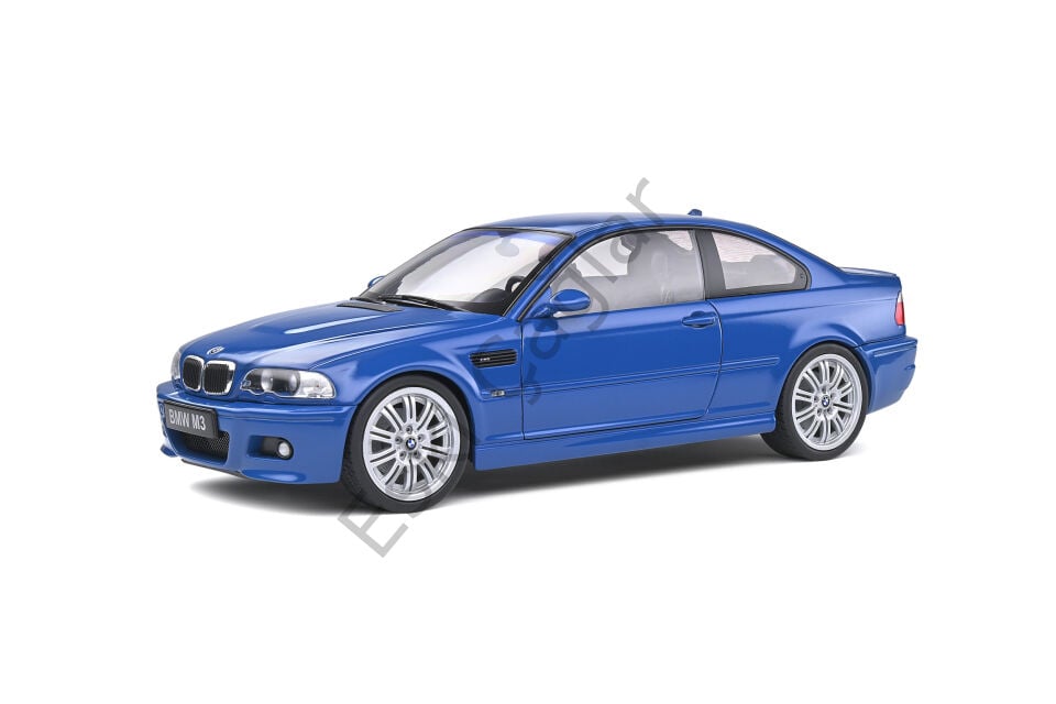1:18 Solido BMW E46 M3 Coupe Laguna Blue 2000