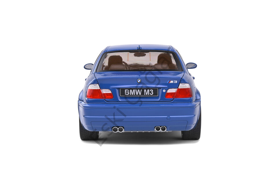 1:18 Solido BMW E46 M3 Coupe Laguna Blue 2000