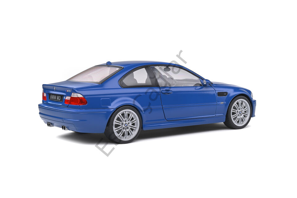 1:18 Solido BMW E46 M3 Coupe Laguna Blue 2000