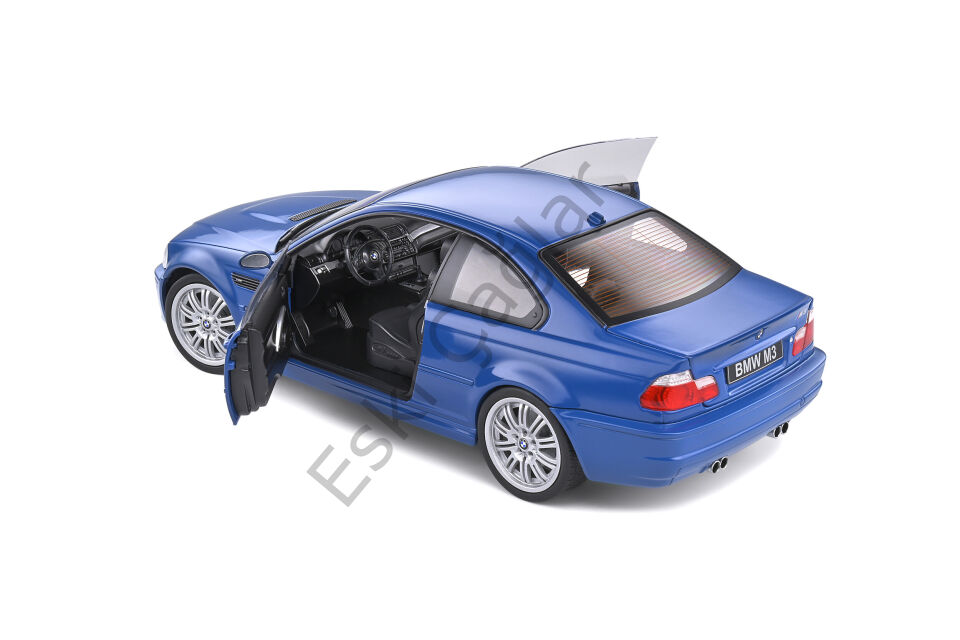 1:18 Solido BMW E46 M3 Coupe Laguna Blue 2000