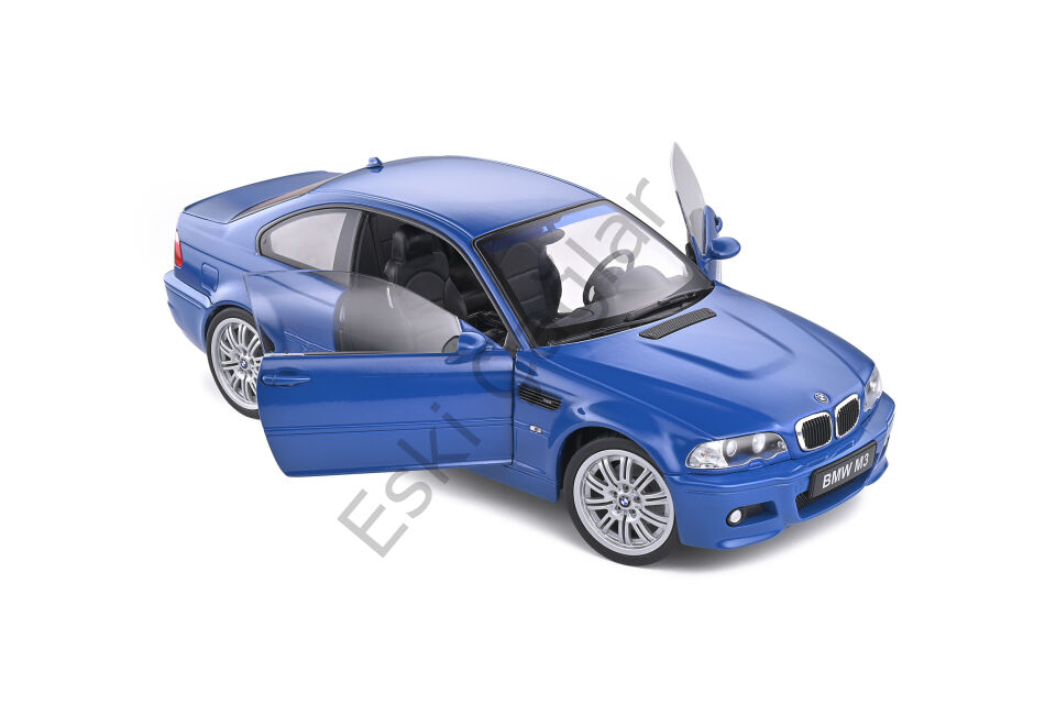 1:18 Solido BMW E46 M3 Coupe Laguna Blue 2000