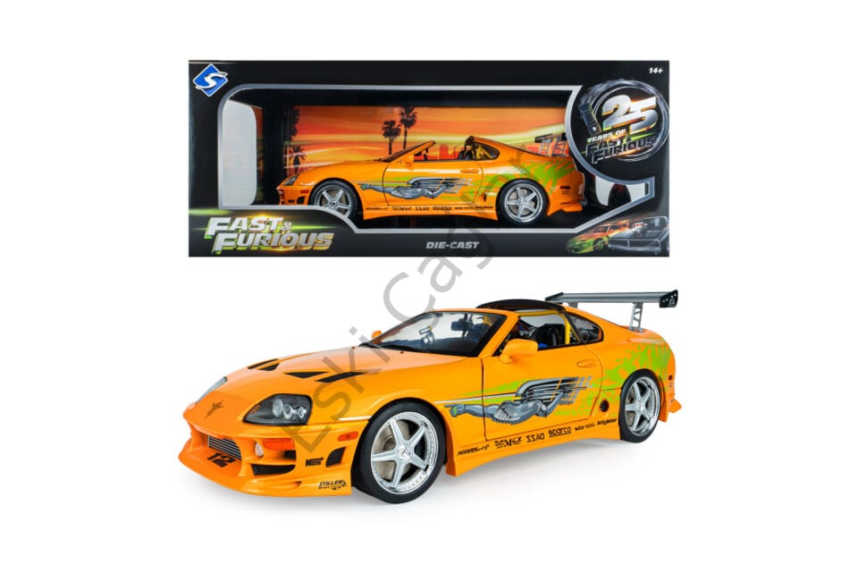 1:18 Solido Toyota Supra Mk4 (A80) FAST AND FURIOUS 1 BRIAN OPEN ROOF 2001