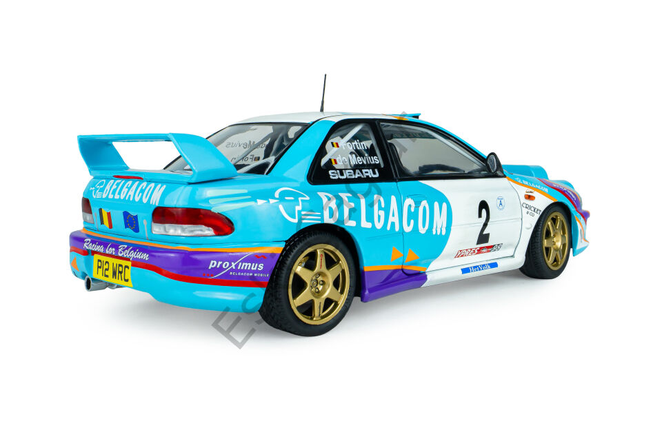 1:18 Solido Subaru Impreza S5 WRC99 – Belgium Ypres Westhoek Rally 1998  #2 G.DE Mevius/J-M.Fortin