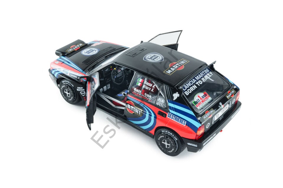 1:18 Solido Lancia Delta HF İntegrale Tribute To Biason Rallye Montecarlo A. Sacco 1990